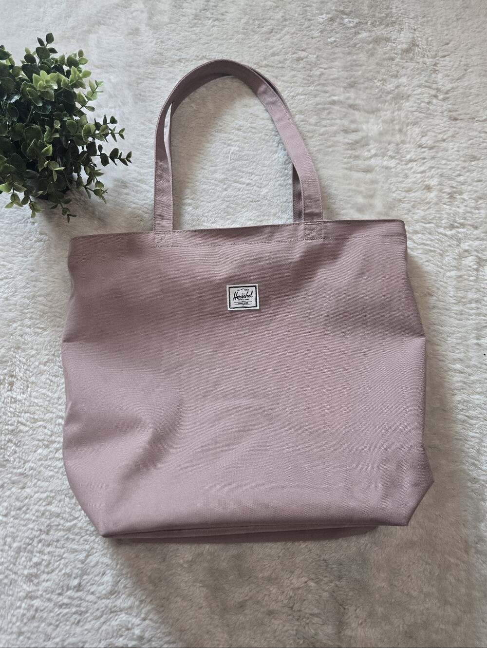 Herschel Supply Co Rose Pink Preppy Utility Zipper Tote Bag